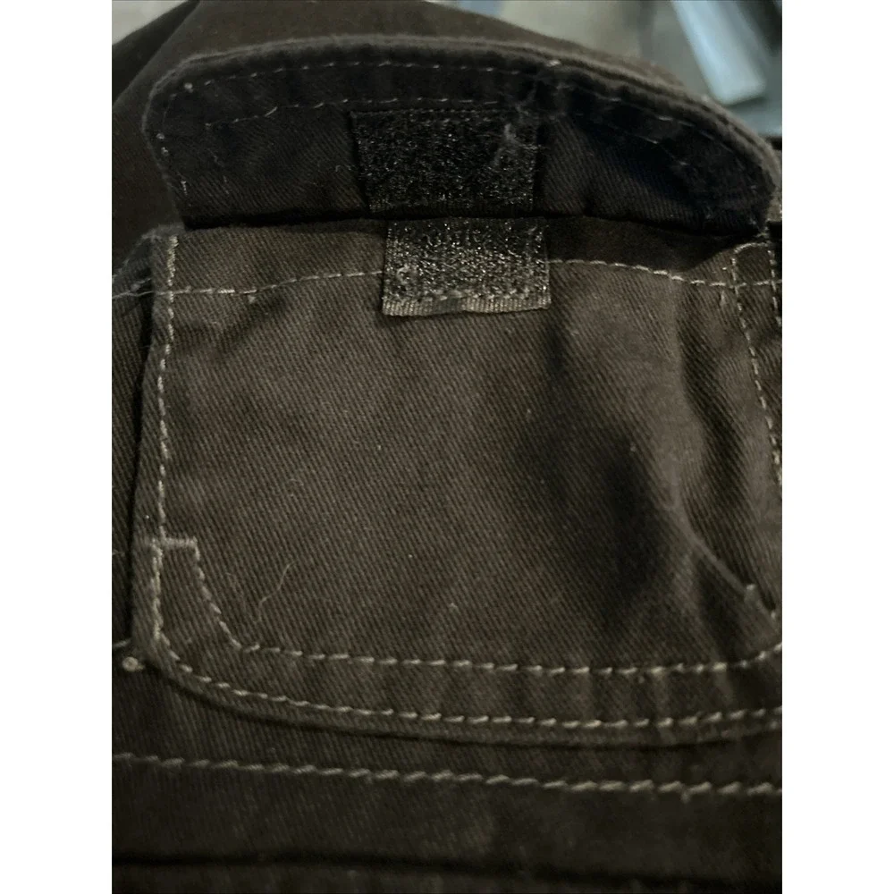 OP Men's‎ Cargo Shorts Size 36 Black Canvas Vintage Y2K